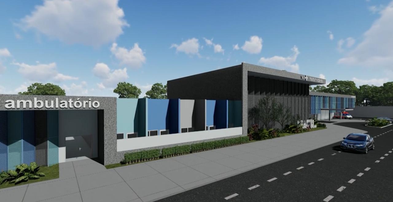 Maquete digital da nova maternidade